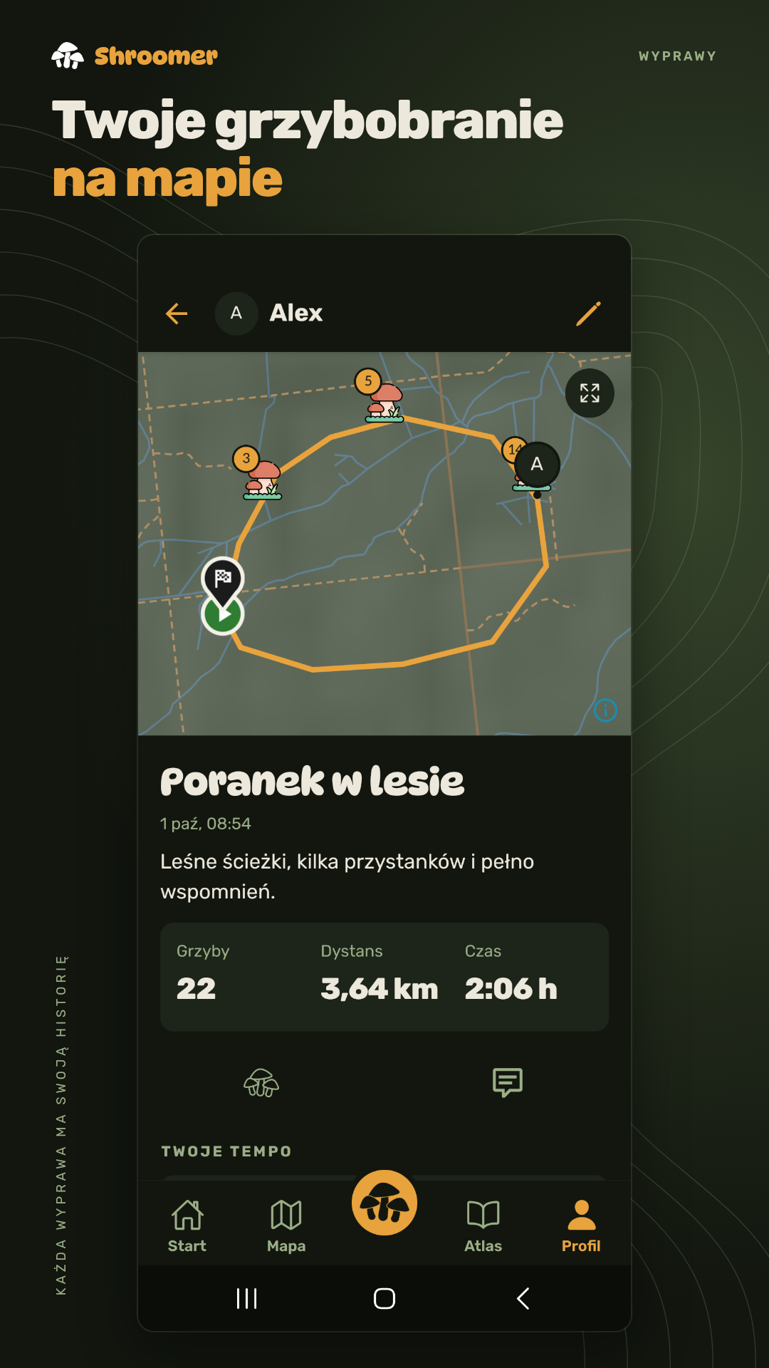 Trip screen
